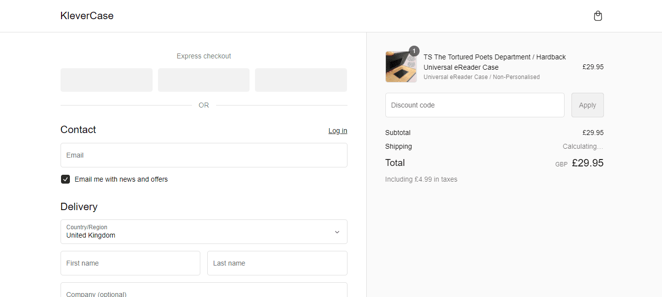 How to apply KleverCase coupon code